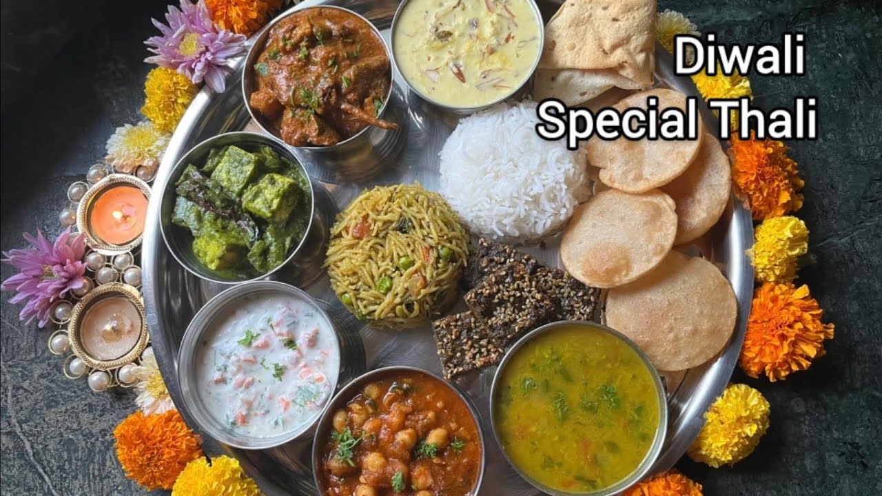 Diwali Special Thali #diwalispecial #vegthali