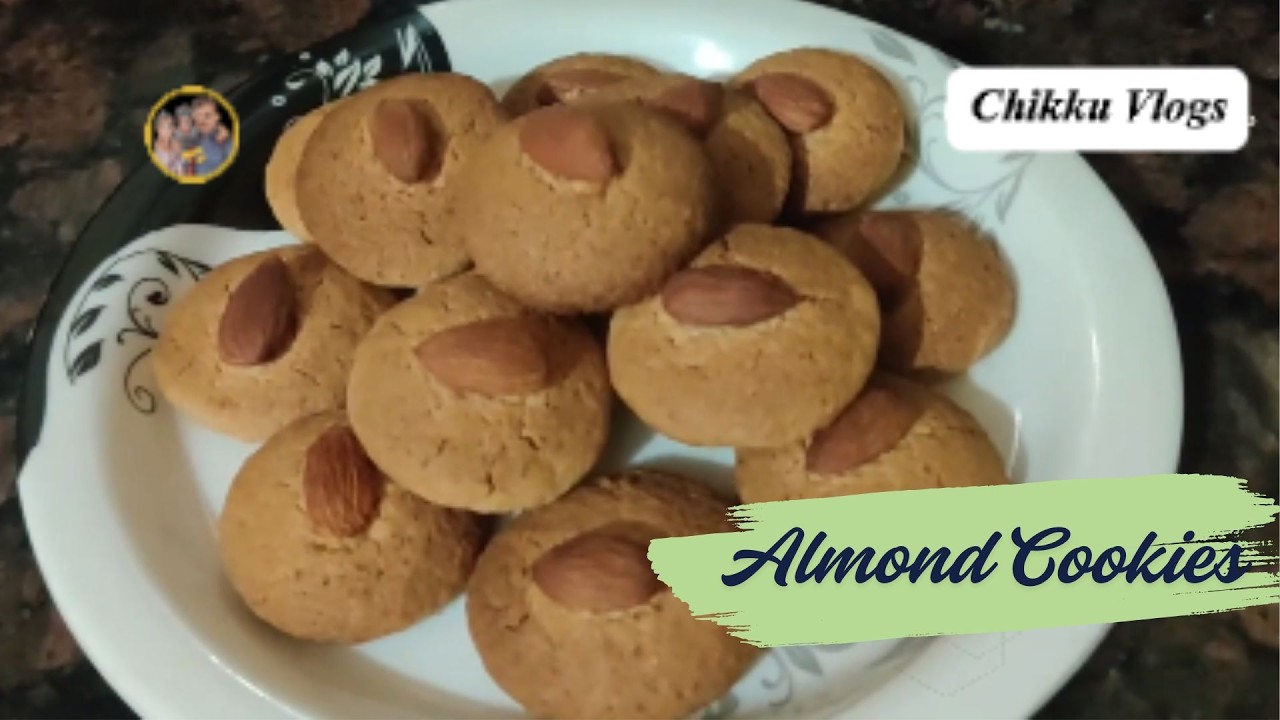 &ldquo;மொருமொரு ஆல்மண்ட் குக்கீஸ் 😍 | Bakery Style Cookies at Home&rdquo; #cookies #chikkuvlogs 