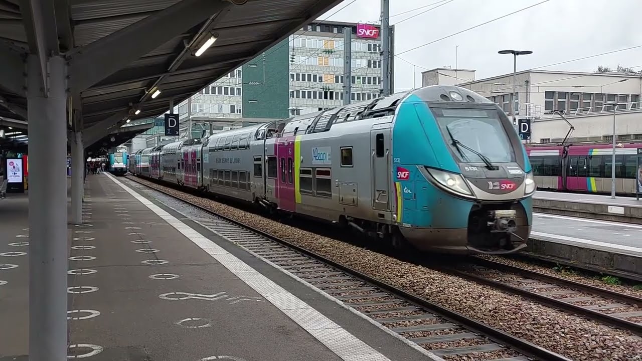 TGV, TER, Intercités, FRET et Tram-Train en gare de Nantes (Partie 1)