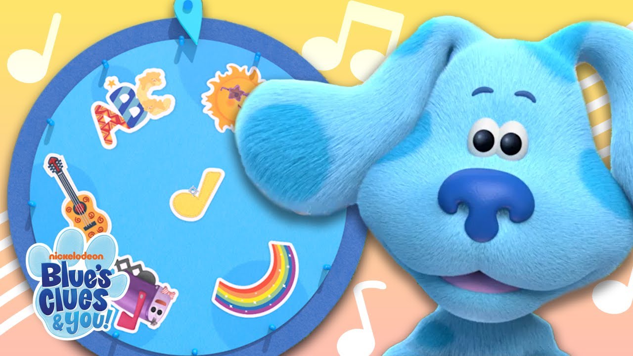 Spin Blue's Wheel of Music #4 🎵 ft. Rainbow & ABC Song! | Blue's Clues & You!