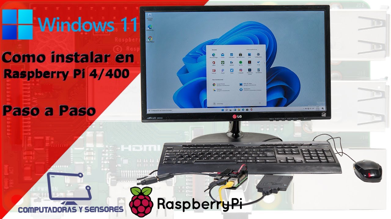 Como Instalar Windows 11 en Raspberry Pi 4 ó 400 . Tutorial paso a paso