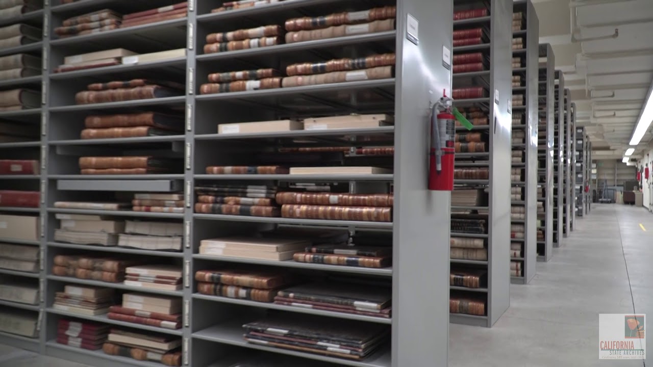 CA State Archives Virtual Tour &ndash; The Stacks