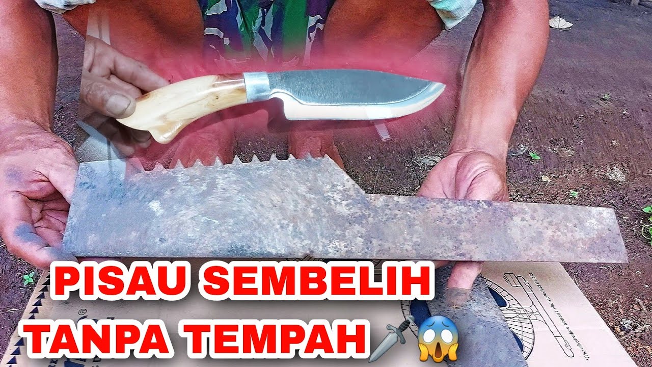 🔴Gergaji Monster Dibuat Menjadi Pisau Sembelih Dan Prosesnya Tanpa Ditempah