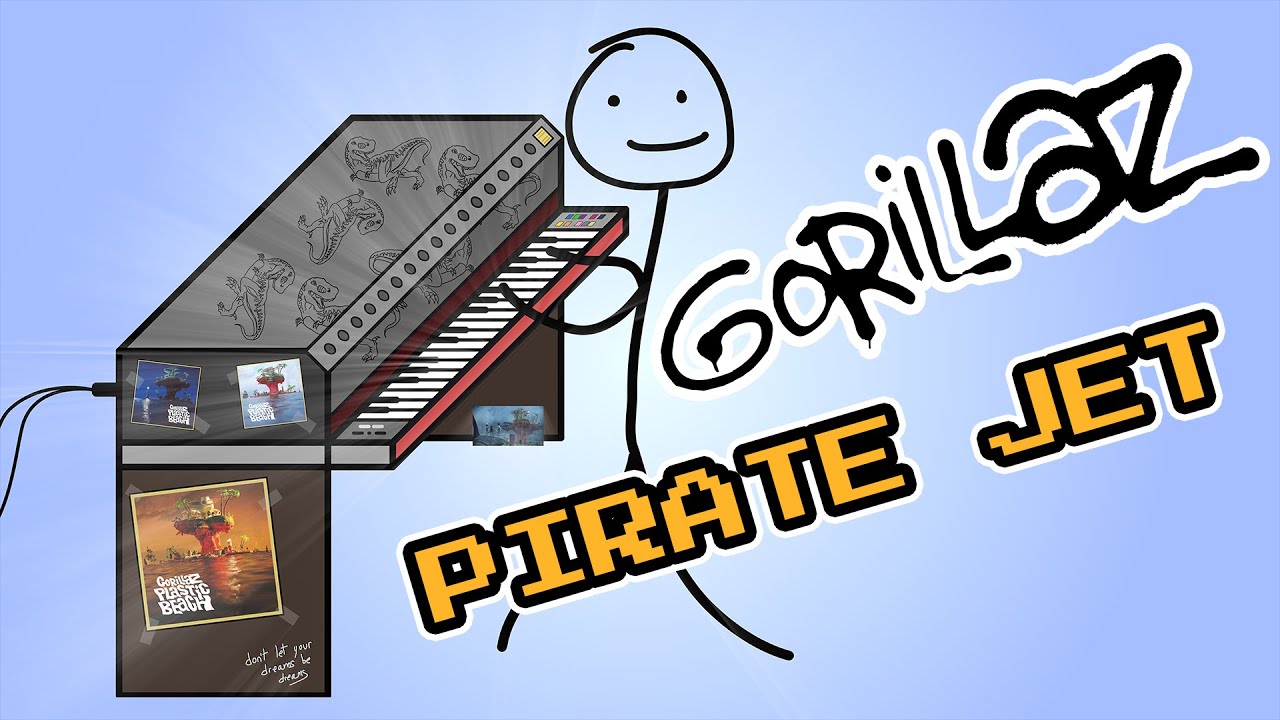 Me playing Pirate Jet  (Gorillaz Cover)