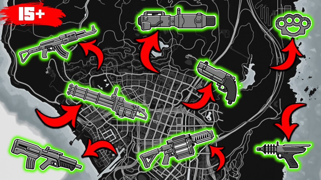 GTA 5 - All Secret & Rare Weapon Locations You Didn't Know About! (Story Mode Guide)