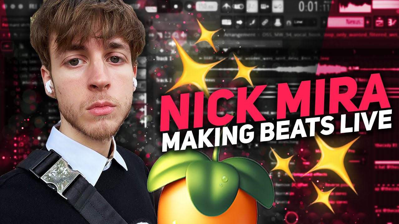 Nick Mira Making 4 FIRE Beats Live 🔥 FL Studio Live Cookup ✨