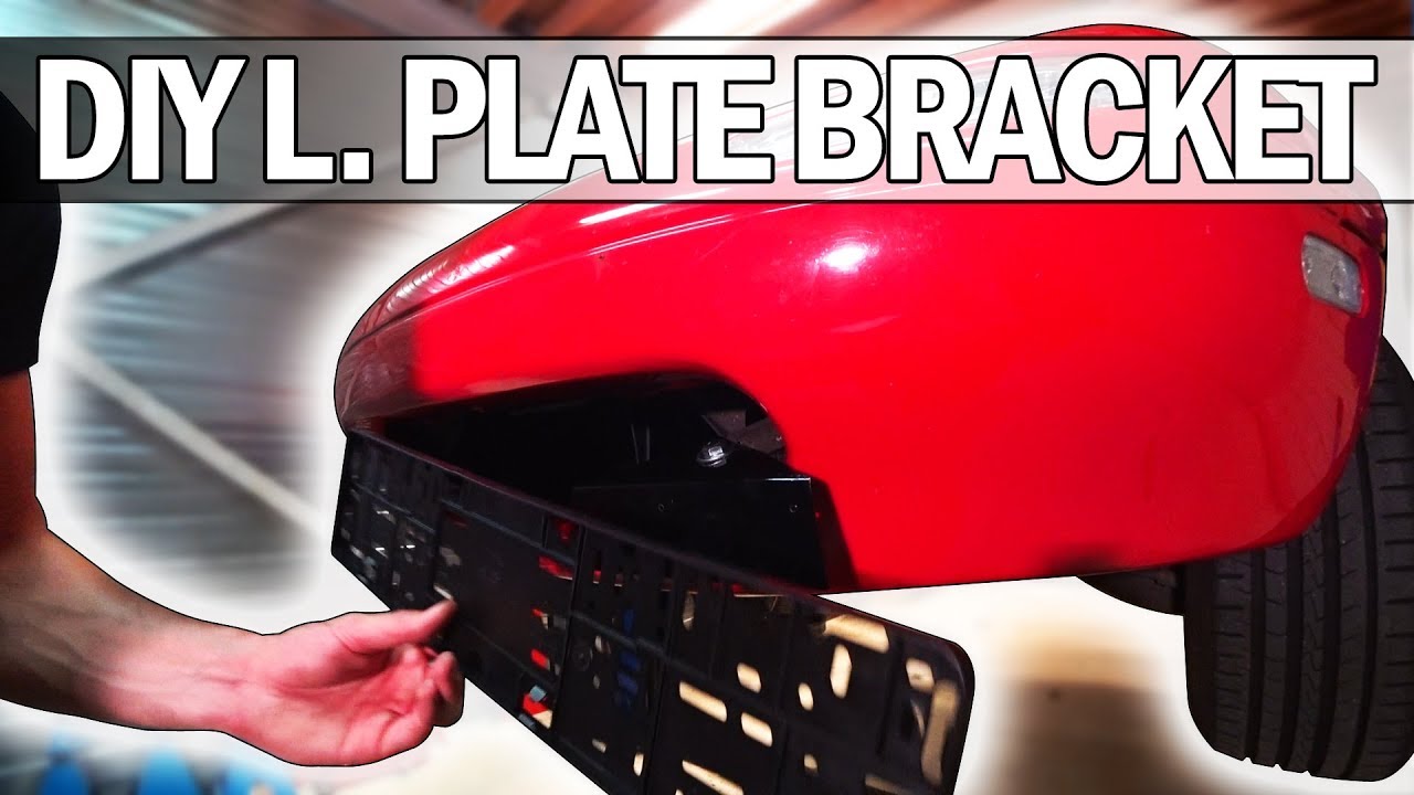 MX5 Miata - How to build your own license plate bracket (and fix your bumper)
