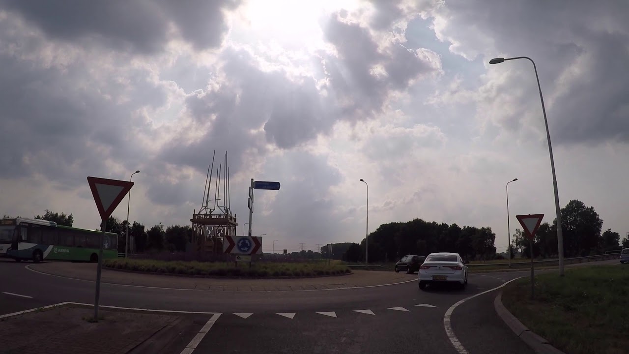 Netherlands Road Gouda Delft, Gopro / Pays Bas Route Gouda Delft, Gopro