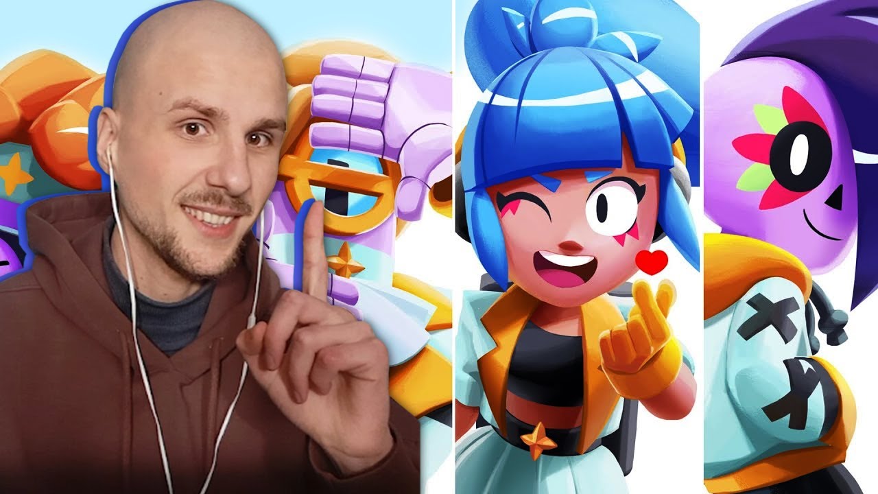 Юни смотрит Brawl Stars Music Video: Good Randoms - The One