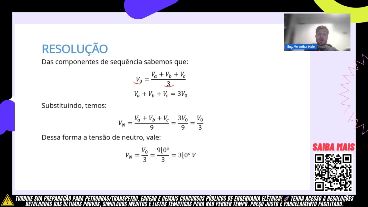 Questão Circuitos Trifásicos - Concurso PETROBRAS/CESGRANRIO