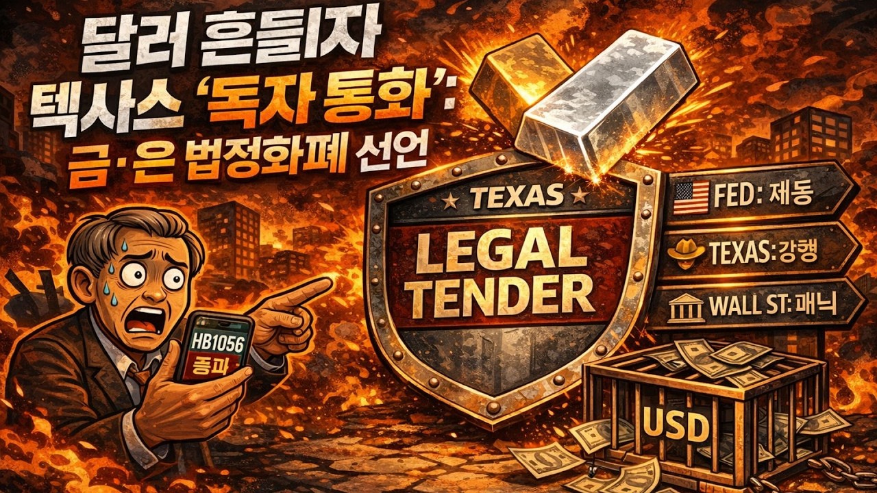 달러 흔들리자 텍사스 ‘독자 통화’ 카드… 금·은 법정화폐 선언 [미국 내부 화폐전쟁의 시작]