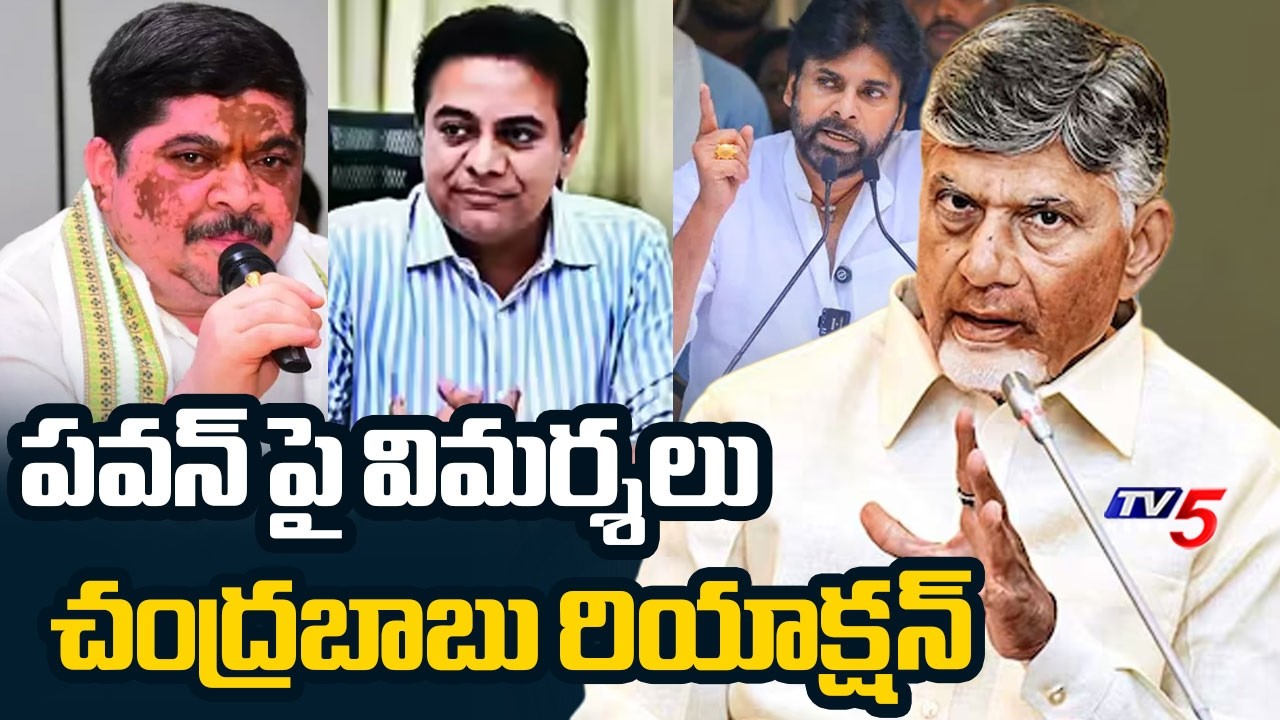 పవన్ పై విమర్శలు..Cm Chandrababu's Strong reaction Over Criticism of Dy Cm Pawan | TV5 News