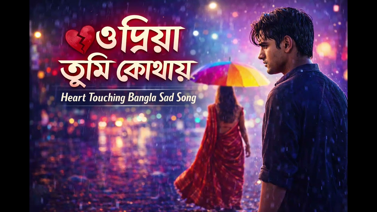 O Priya Tumi Kothay 💔 | Bangla Sad Song | ও প্রিয়া তুমি কোথায় | Bengali Emotional Song