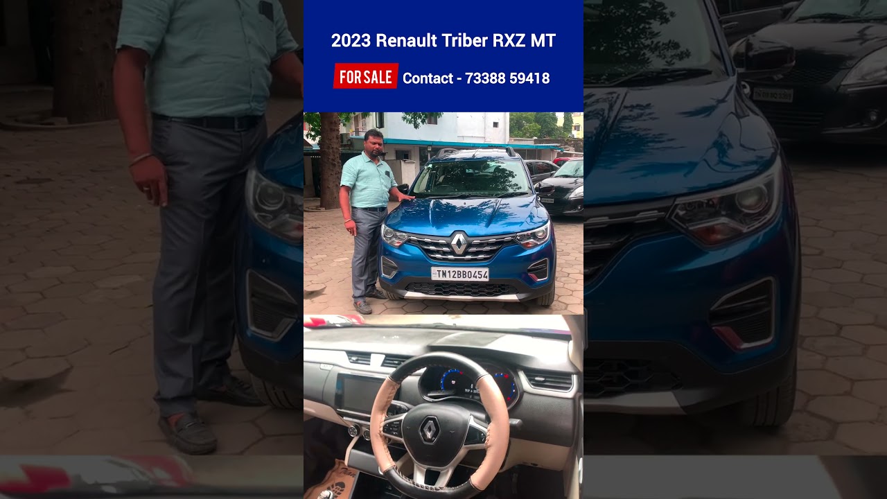 2023 Renault Triber RXZ MT (Petrol) #usedcarsconsultingchennai