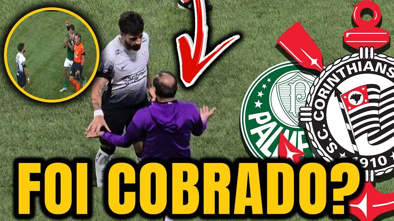 YURI ALBERTO É EXPULSO NO DERBY!  PALMEIRAS 1X1 CORINTHIANS