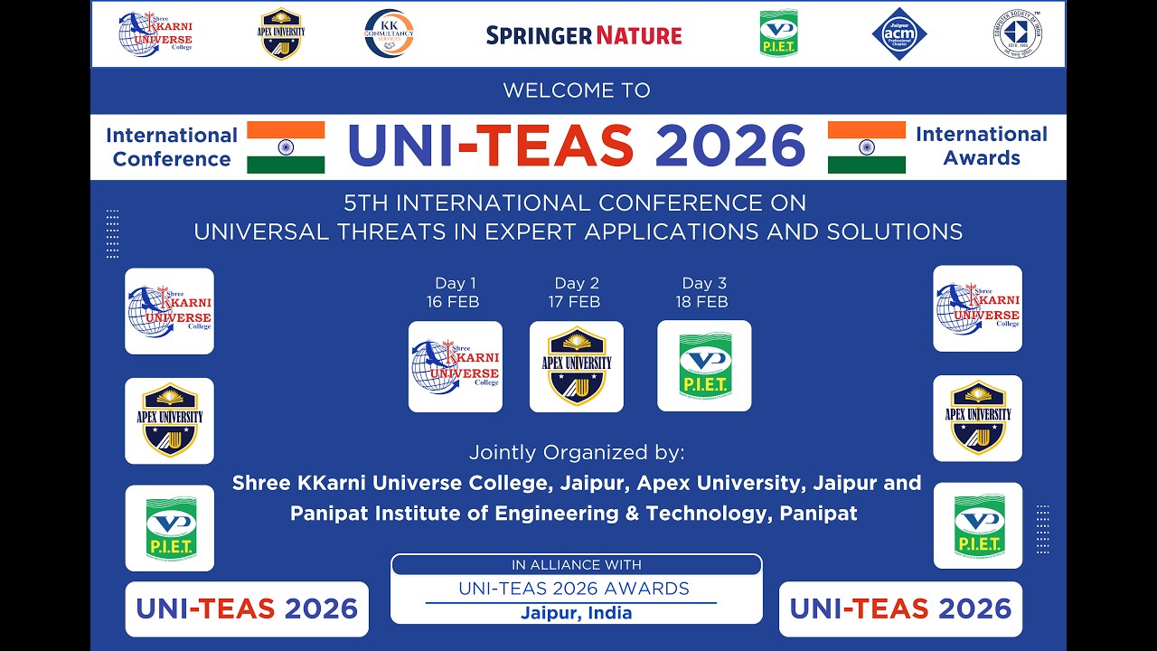 5th UNI-TEAS 2026 | Jaipur | Panipat | Technical Session 3D