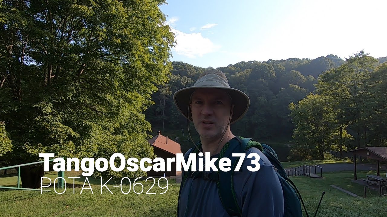 Ham Radio QRP POTA K-0629 Tomlinson Run State Park