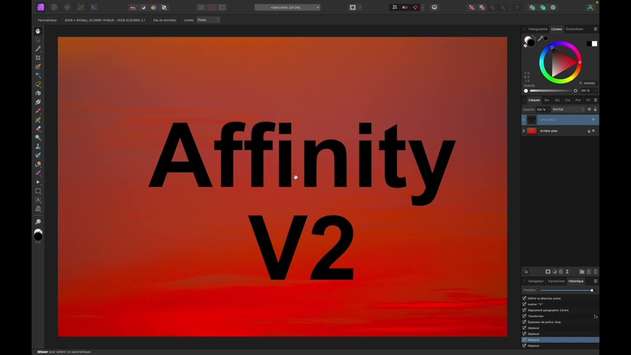 Affinity Photo version 2 (présentation)