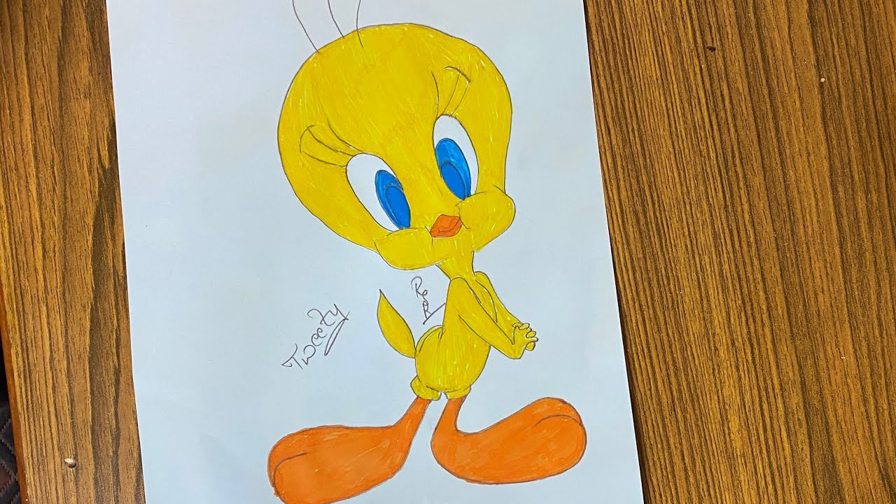 Watch Me Draw Tweety Bird | How to Draw Tweety Bird PERFECTLY | Beginner Friendly