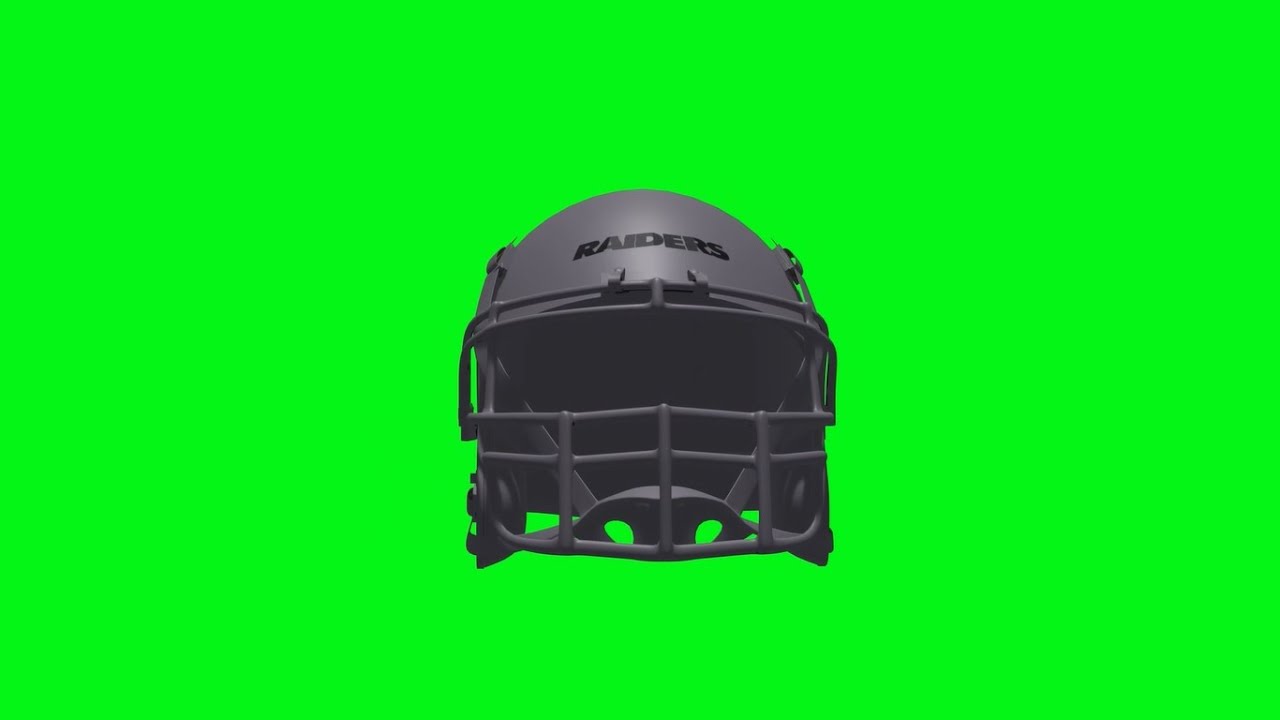 Background, football helmet, green screen. - Fondo, casco futbol americano, pantalla verde.