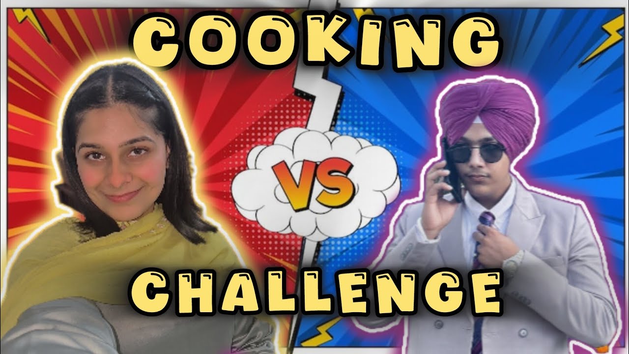 Brother vs Sister Cooking Challenge 😂 | Kitchen Mein Jung | Funny Family Vlog