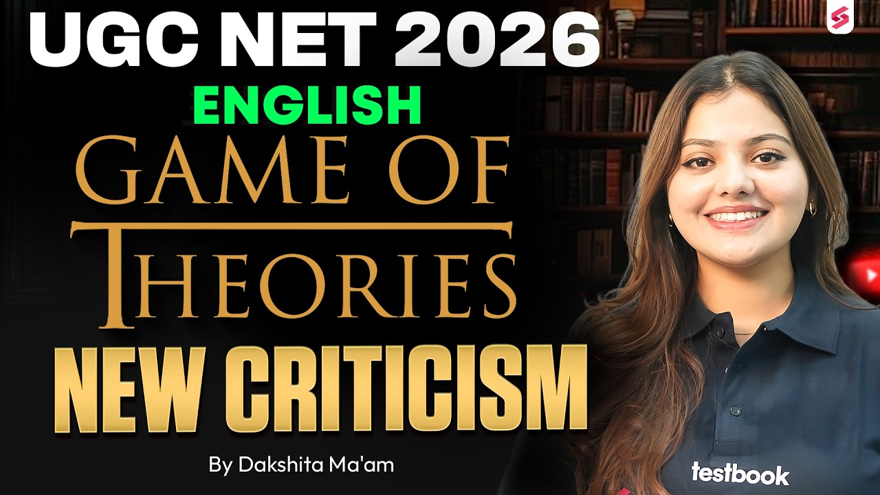 UGC NET English Literature Classes 2026 | New Criticism UGC NET English By Dakshita Mam