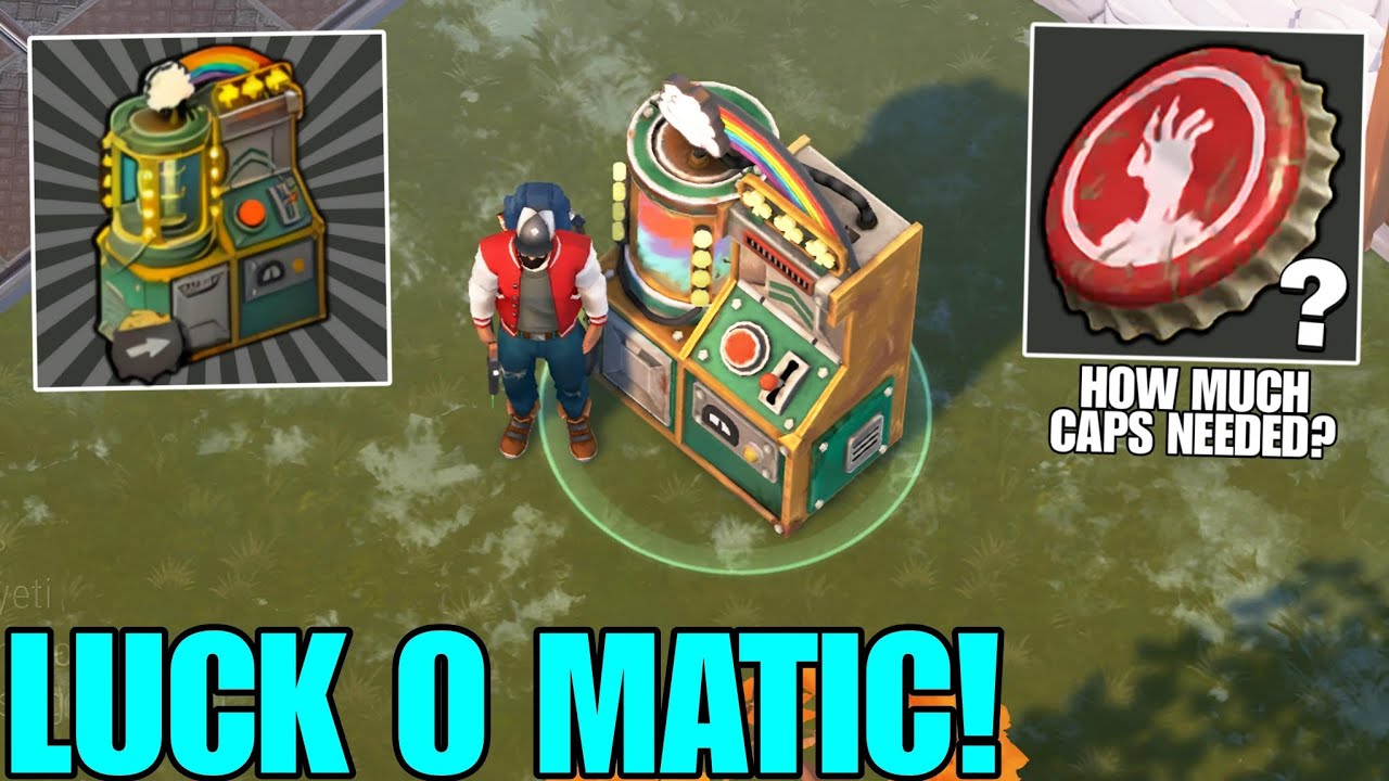 HOW MUCH CAPS DO YOU NEED TO GET LUCK O MATIC? - LEPRECHAUN'S LUCK - Last Day on Earth: Survival