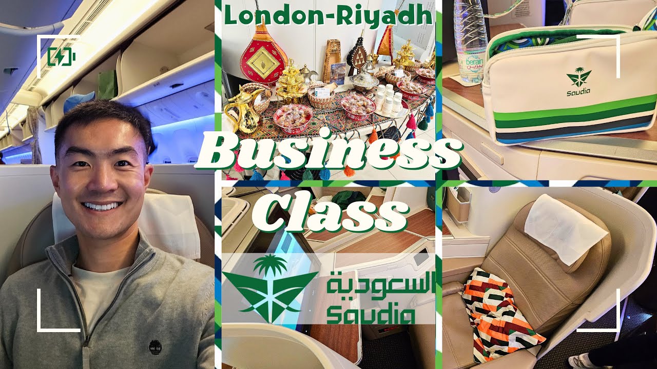 Первый полет бизнес-классом Saudia из лондонского аэропорта Хитроу в Эр-Рияд | Эконом-классом в Д...
