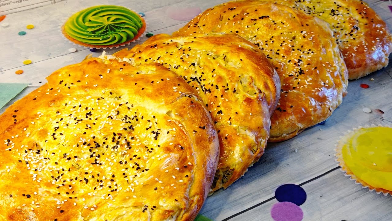 Лепешки с луком