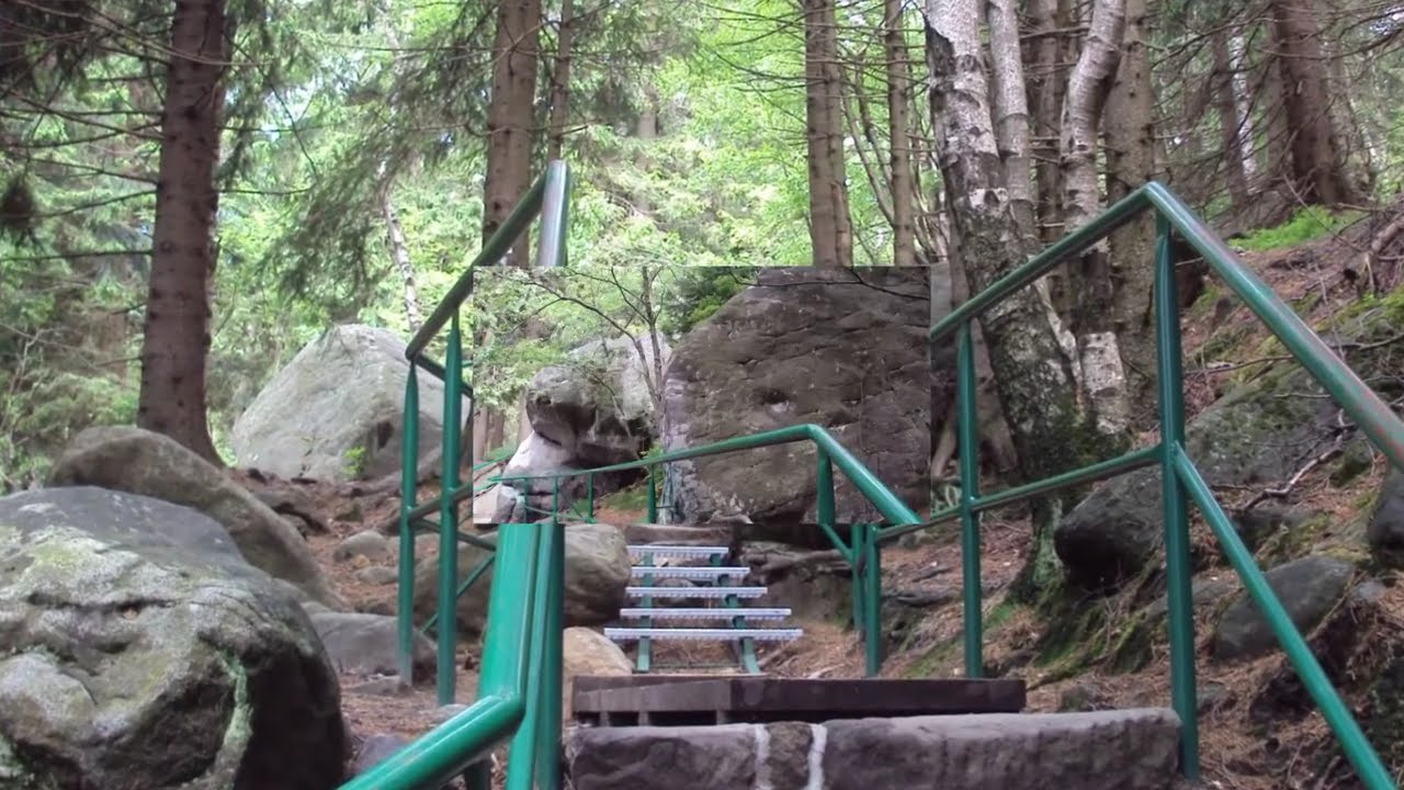 G&oacute;ry Stołowe - Szlak z Karłowa  na Szczeliniec Wielki 919 m. npm