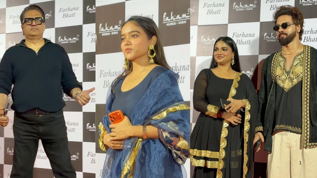 Manisha Rani, Dabboo Malik, Daanish Alfaz At The Iftaar & Birthday Celebration Of Farrhana Bhatt
