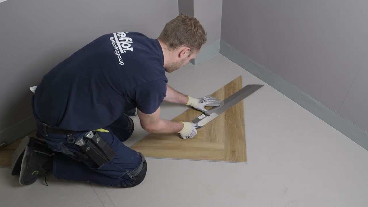 VIRTUO 55 RIGID ACOUSTIC - Dalles et lames vinyles - Tuto de pose en chevrons