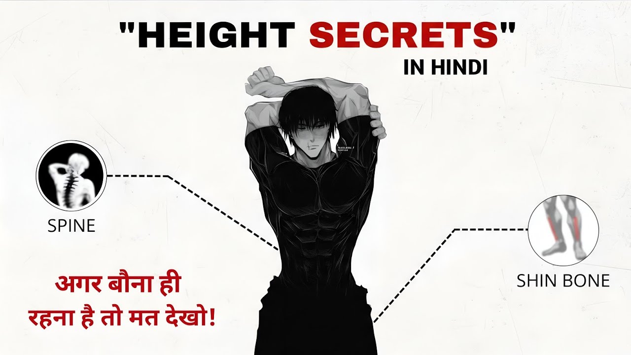 How to literally force your bones to grow taller(even after puberty) | in HINDI*