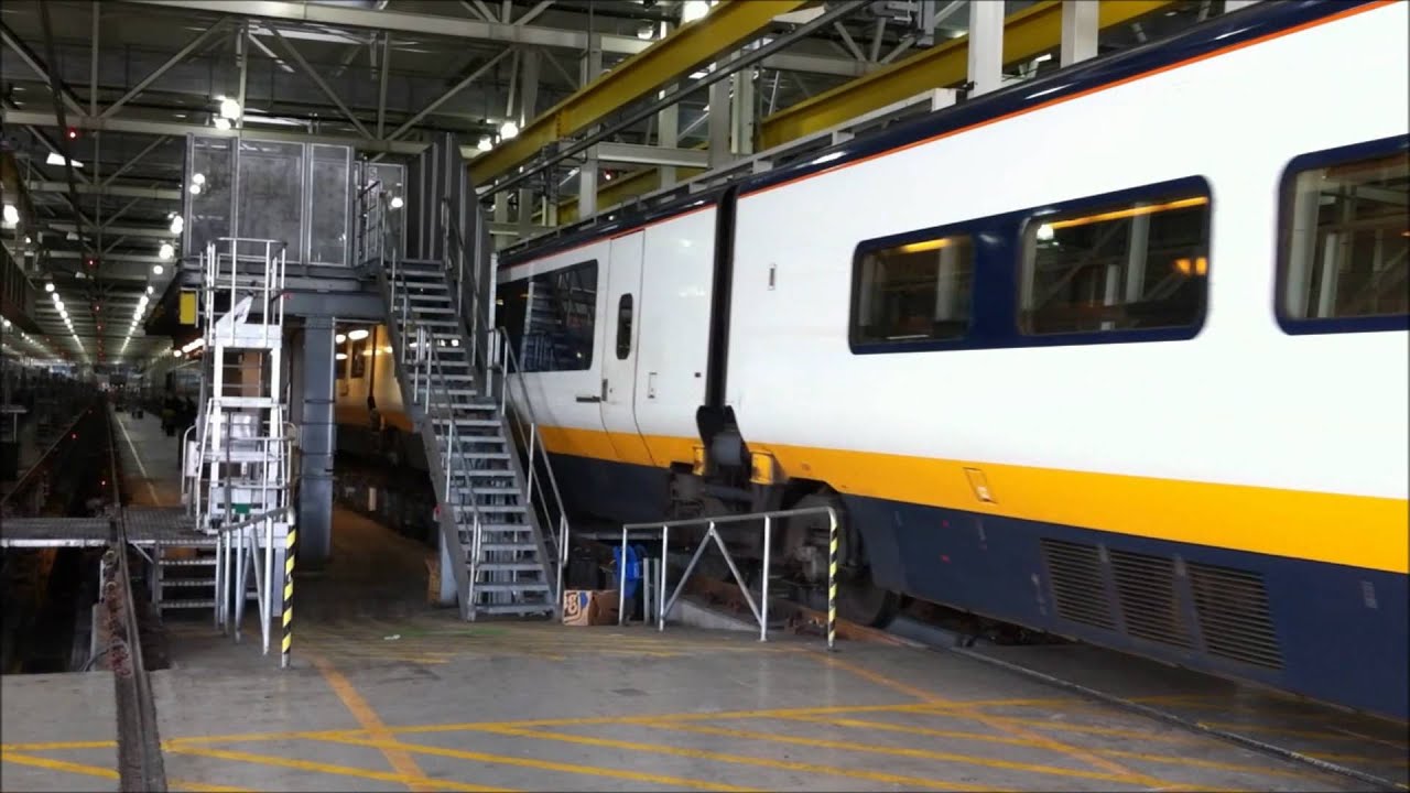 Eurostar Departs Temple Mill Depot For St Pancras International