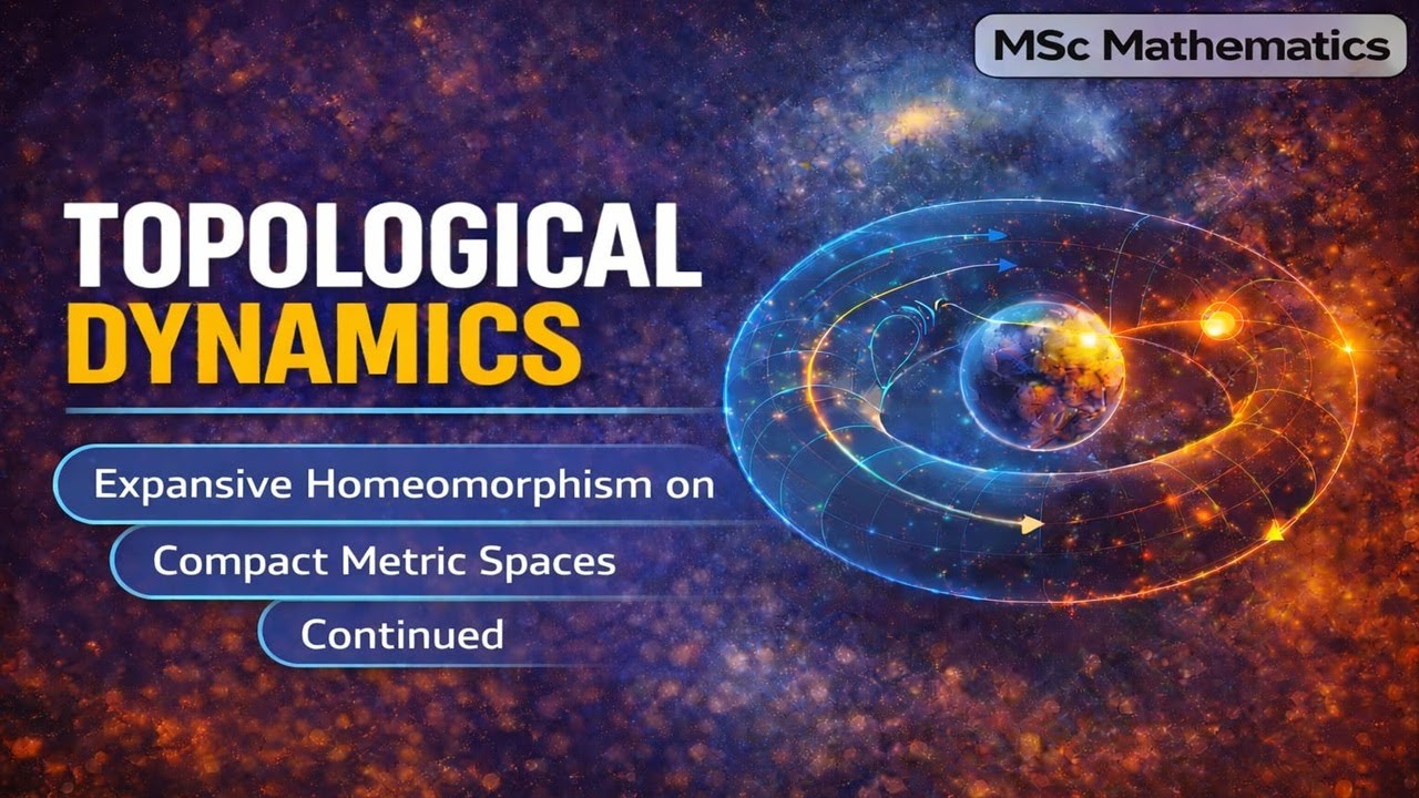 Topological Dynamics| Lecture 5: Expansive homeomorphism on compact metric spaces continued