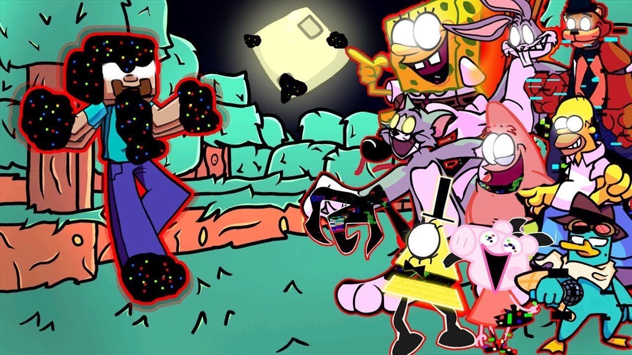 FNF - All Danger But All Pibby Characters Sings It 🎤 (Every Turn a Different Character Sings)