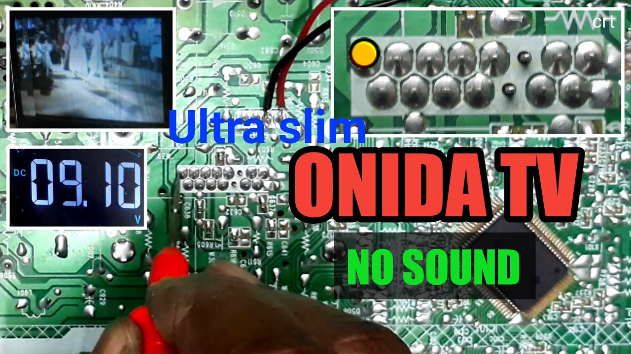 Onida tv no sound problem.