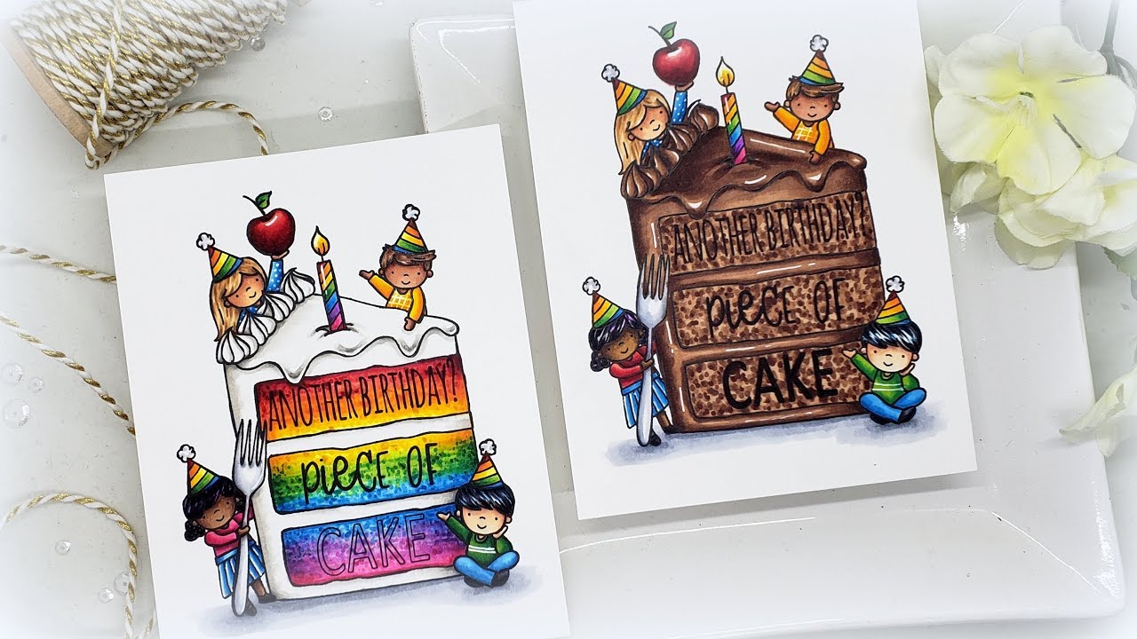 Copic Coloring Shiny Frosting: Are you Vanilla or Chocolate?