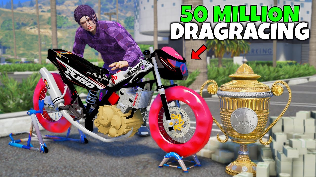 I USED MY RAIDER 150 FI IN DRAG RACING sa GTA 5 (SOBRANG BILIS!) | SnoopX