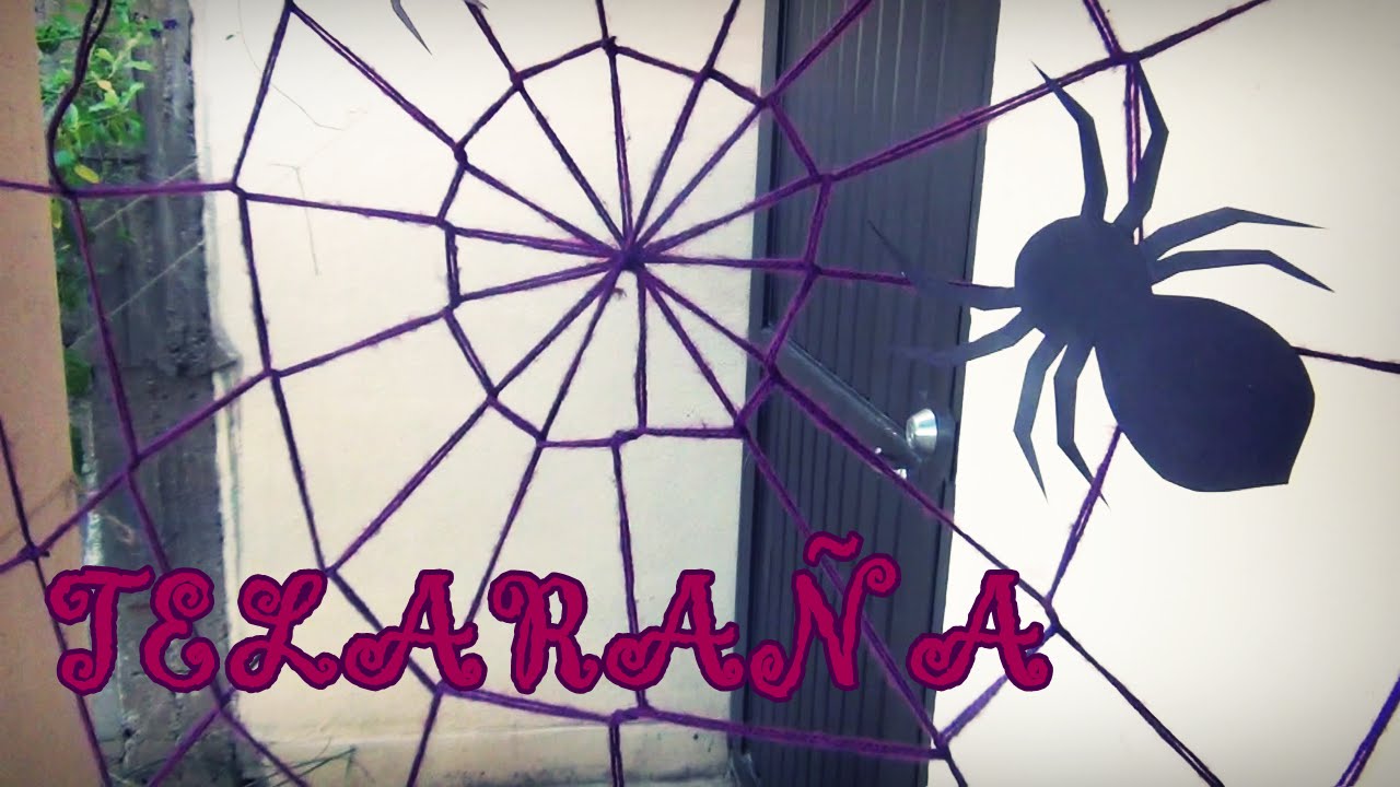 DIY - TELARAÑA HALLOWEEN