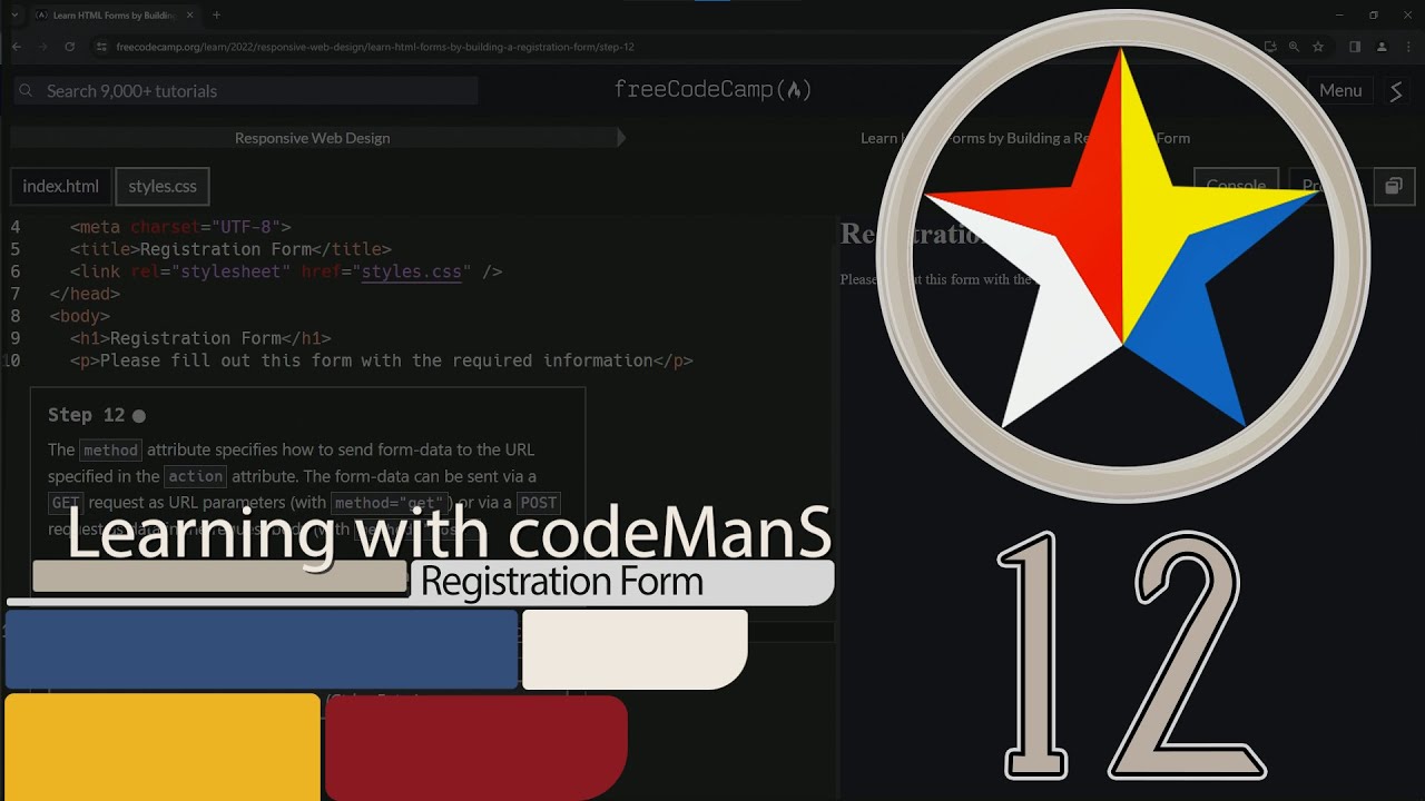 Learn HTML Forms by Building a Registration Form - 12