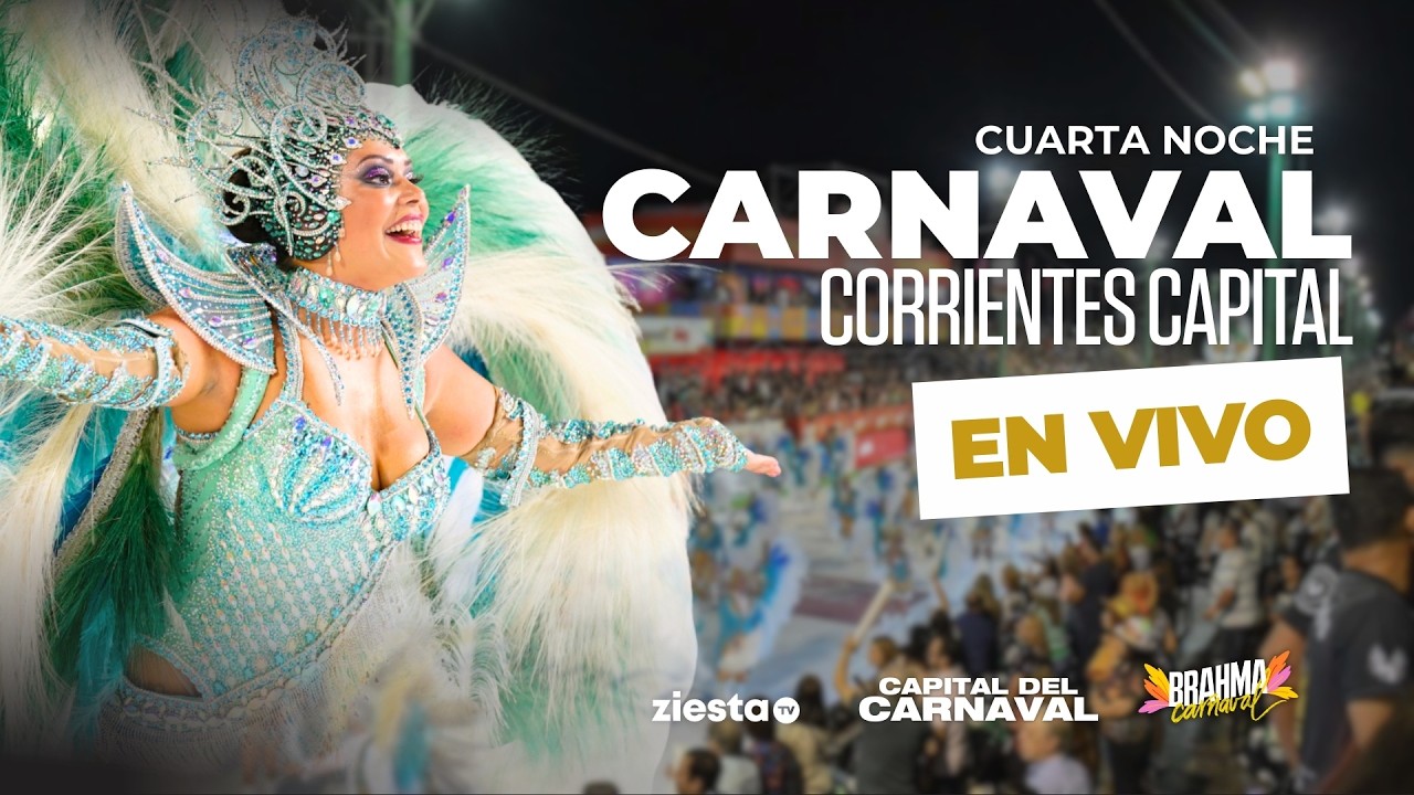 14/02- CARNAVAL EN CORRIENTES-CUARTA NOCHE COMPLETO