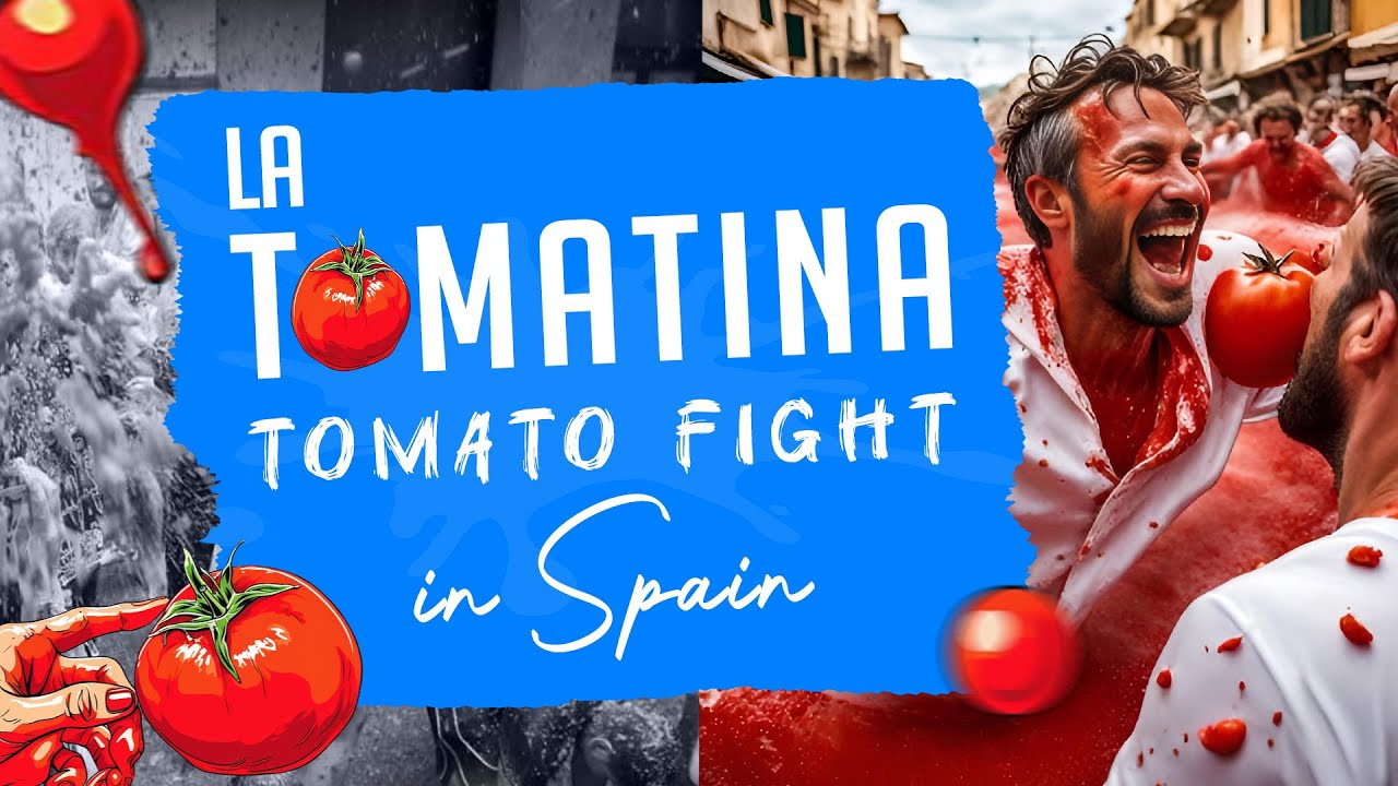 Tomato Fight in Spain | La Tomatina Festival in Spain | Full Details Inside ❤️#spain #festival 🍅