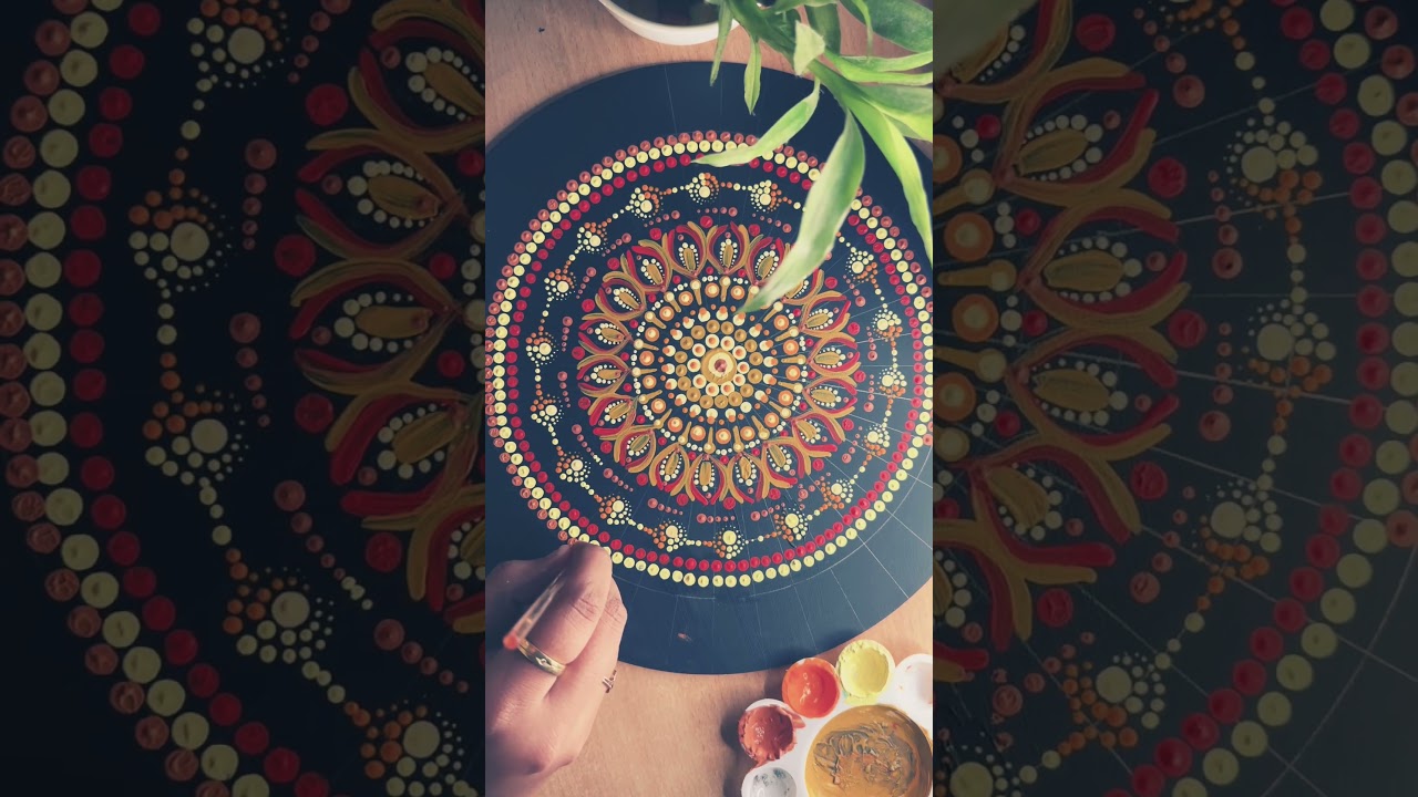 part 3 dot basic mandala art #art #greetingcards #arthome #drawing #homedecor #likeforlikes #love