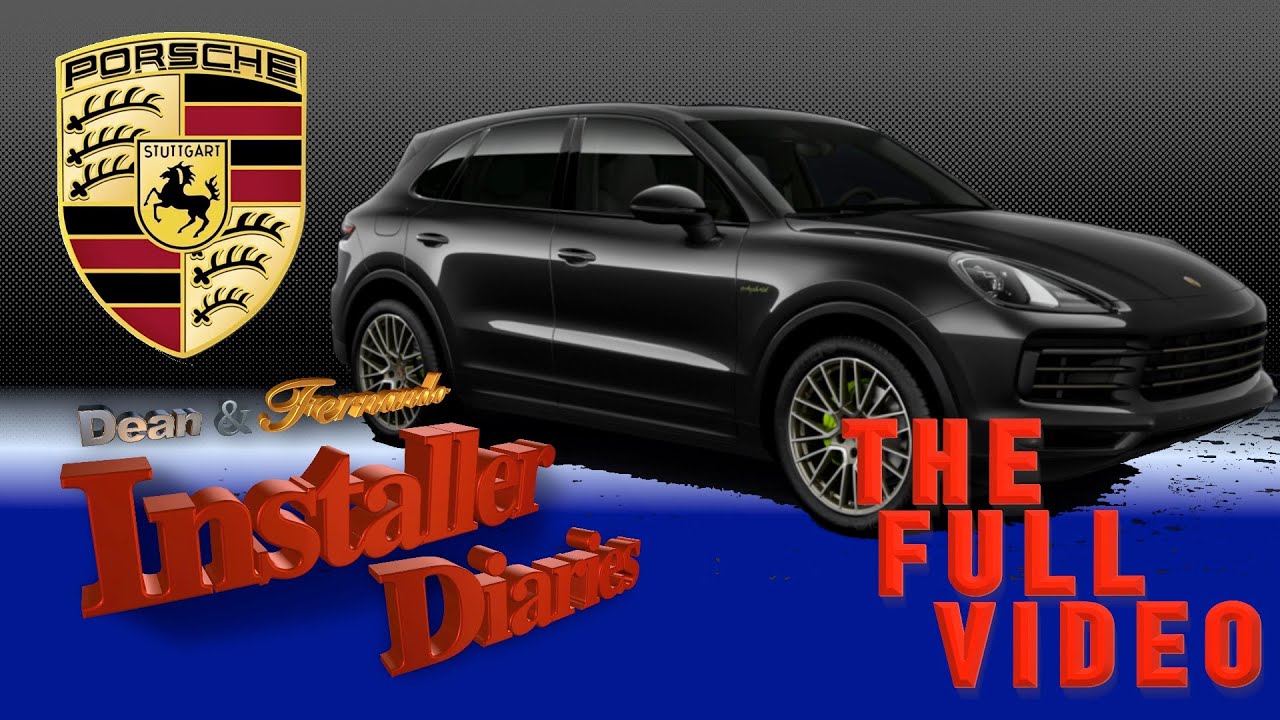 Porsche Cayenne E  full build with Brax audio system