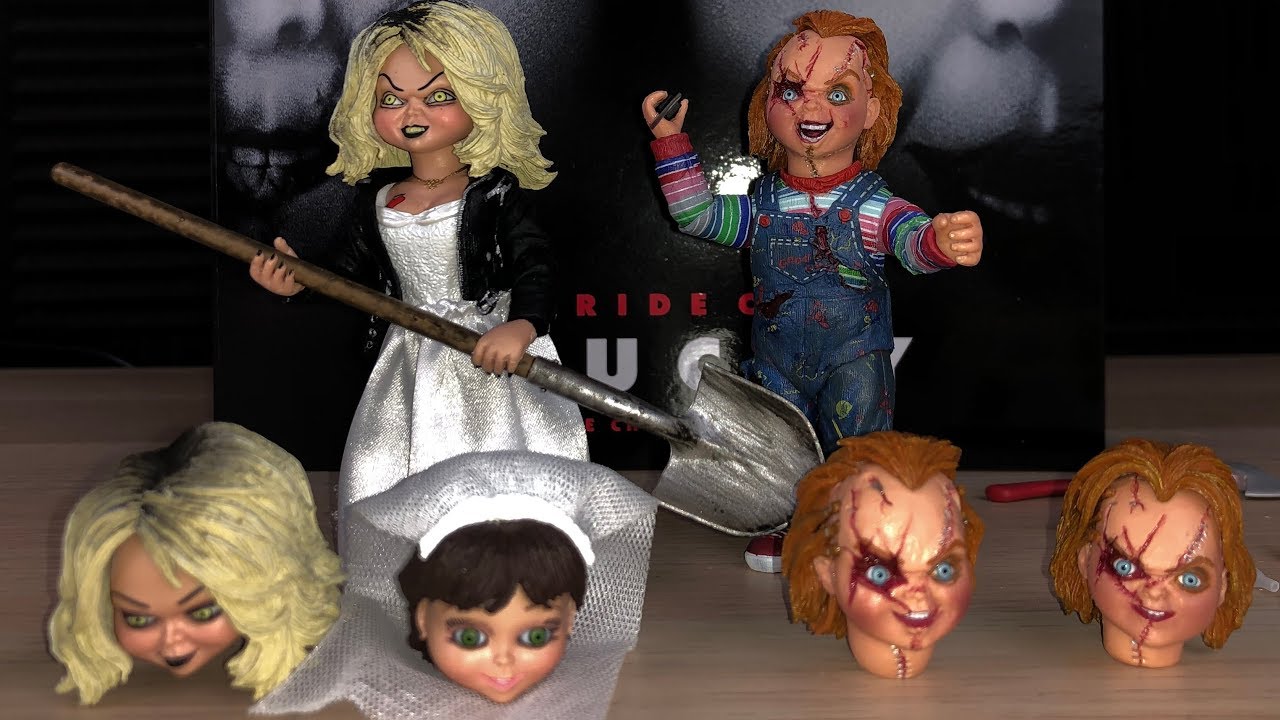 NECA Bride of Chucky Ultimate Chucky & Tiffany Two Pack