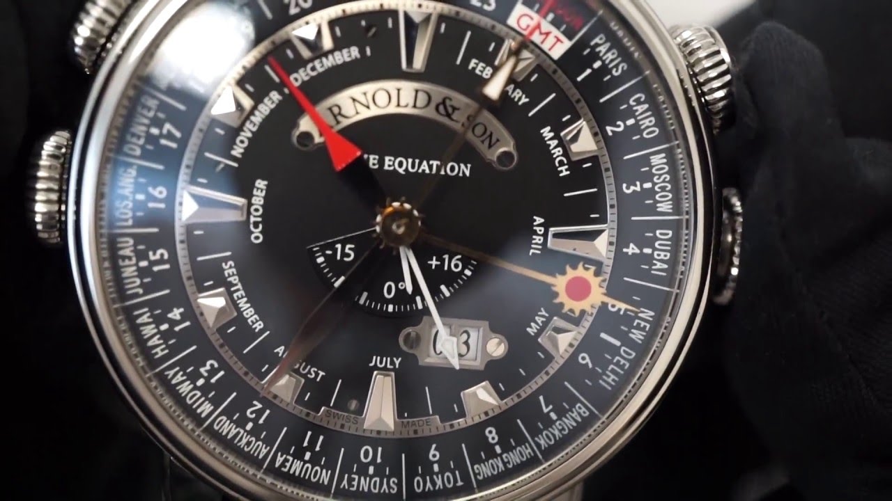 Arnold & Son Hornet WorldTimer Equation of Time GMT 1H6AS.B05A.C79F