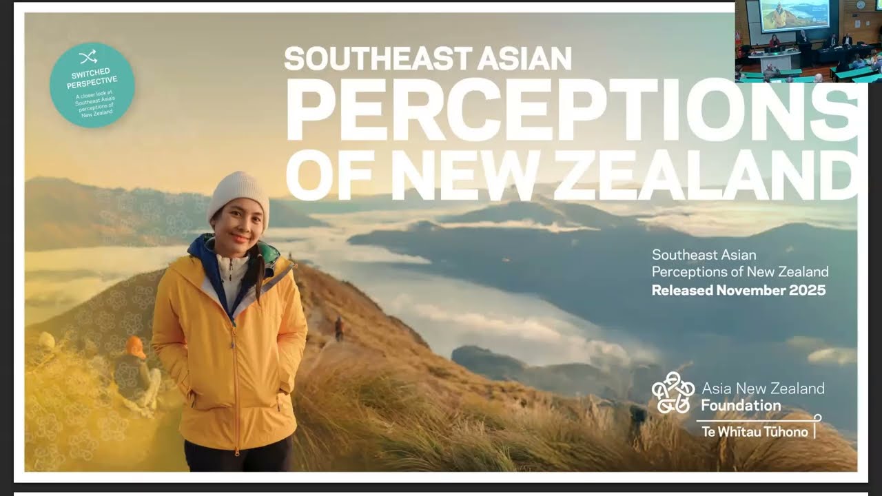 Southeast Asian Perceptions of New Zealand - Report Launch