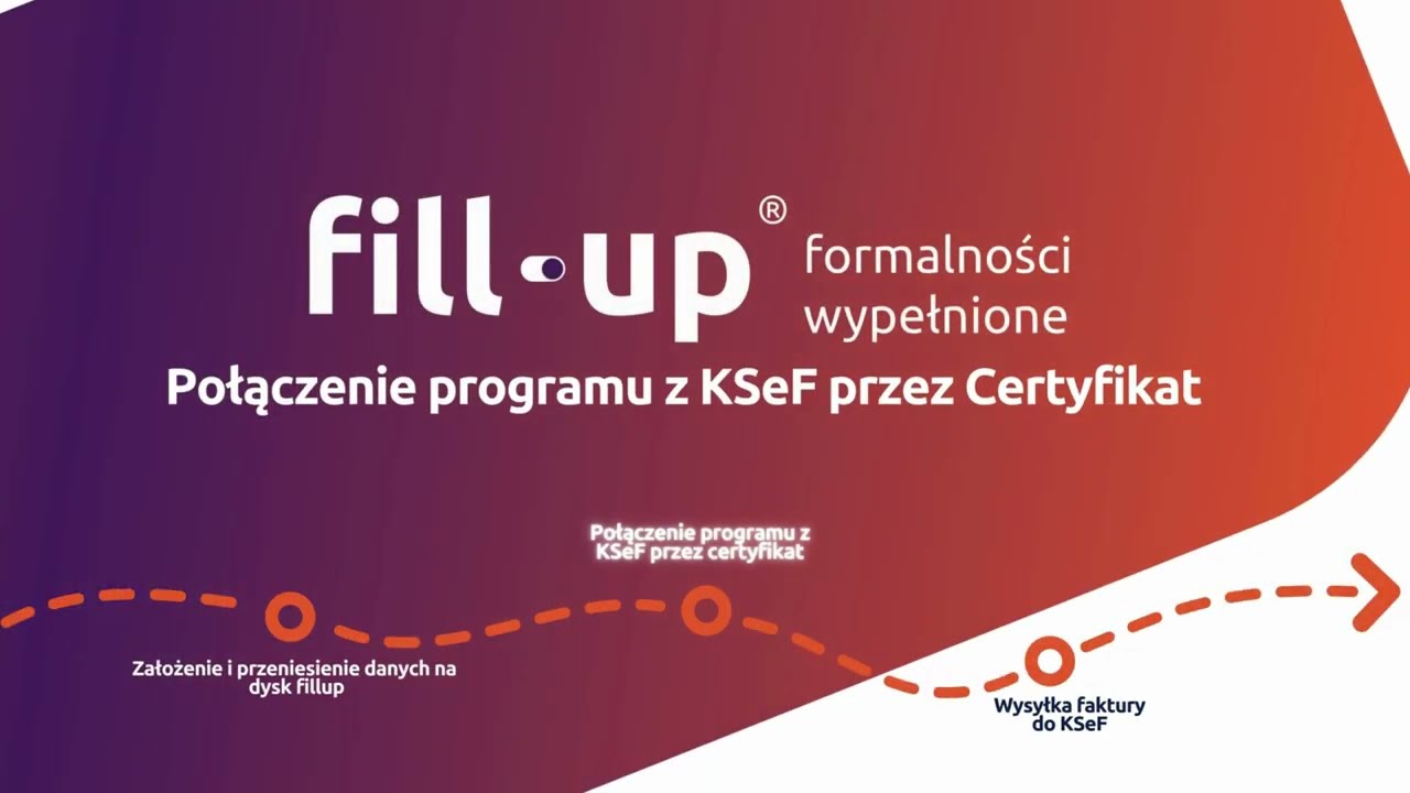 fillup | Połączenie programu z KSeF za pomocą kreatora - certyfikat KSeF
