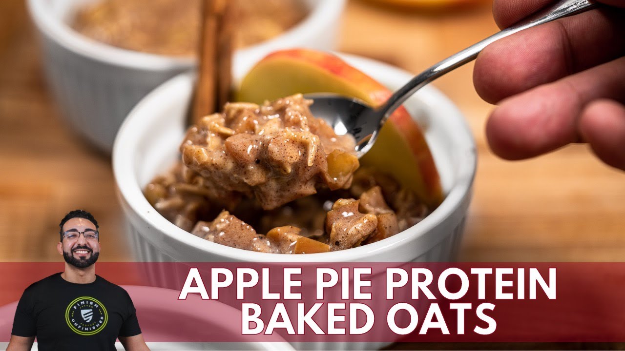 Apple Pie Bake Proats - Quick & Easy recipe
